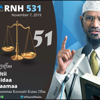 RNH 531, November 7, 2019, Gaachana Islaamaa by NHStudio