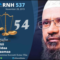 RNH 537, November 28, 2019, Gaachana Islaamaa by NHStudio