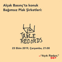Alçak Basınç - 23 Ekim 2019: Table Records by Harun Izer