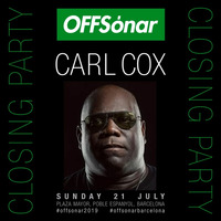 Carl Cox @ OFF Sonar Closing Party (Barcelona, 21-07-19) by eltentaculo
