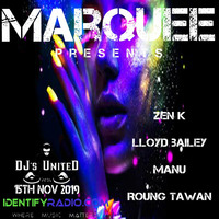 Manu on Marquee Live on Identify Radio November by Manu