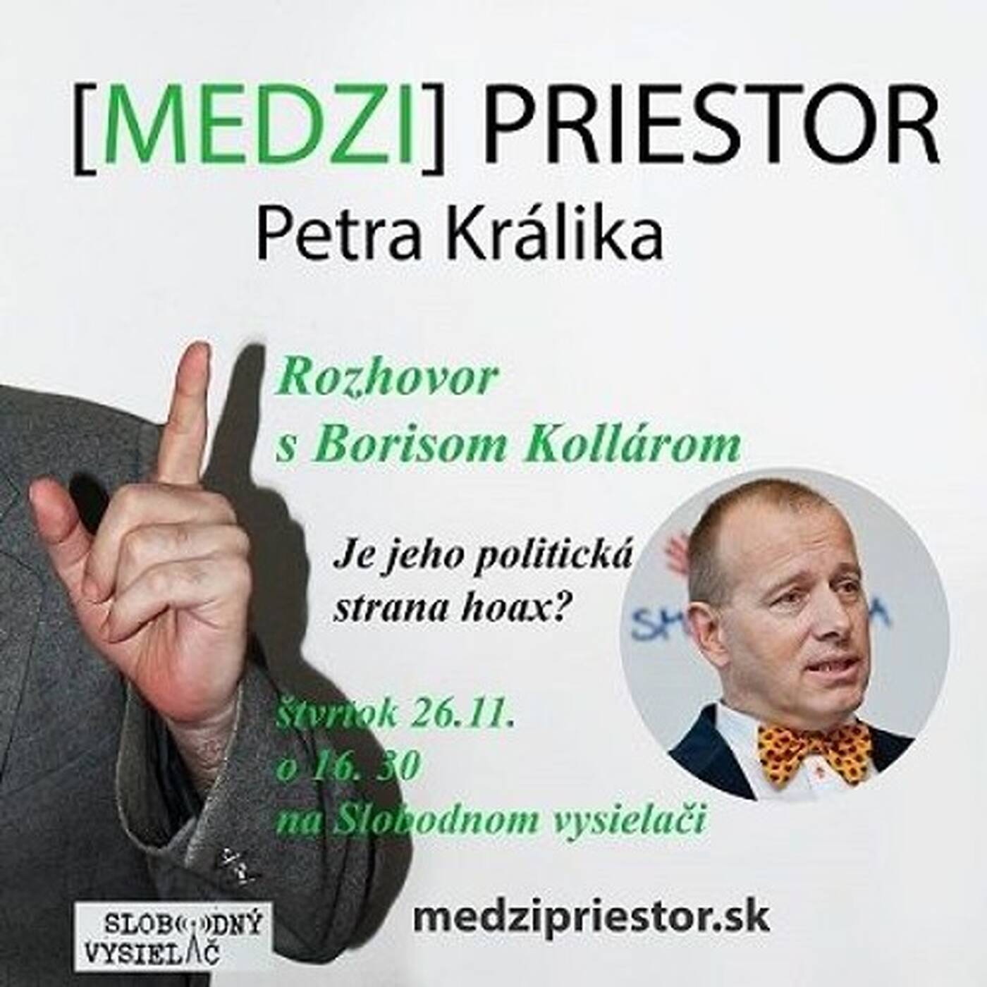 Medzipriestor 01 - 2015-11-26 Boris Kollár episode artwork