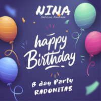 B DAY PARTY RADONITAS by Nina