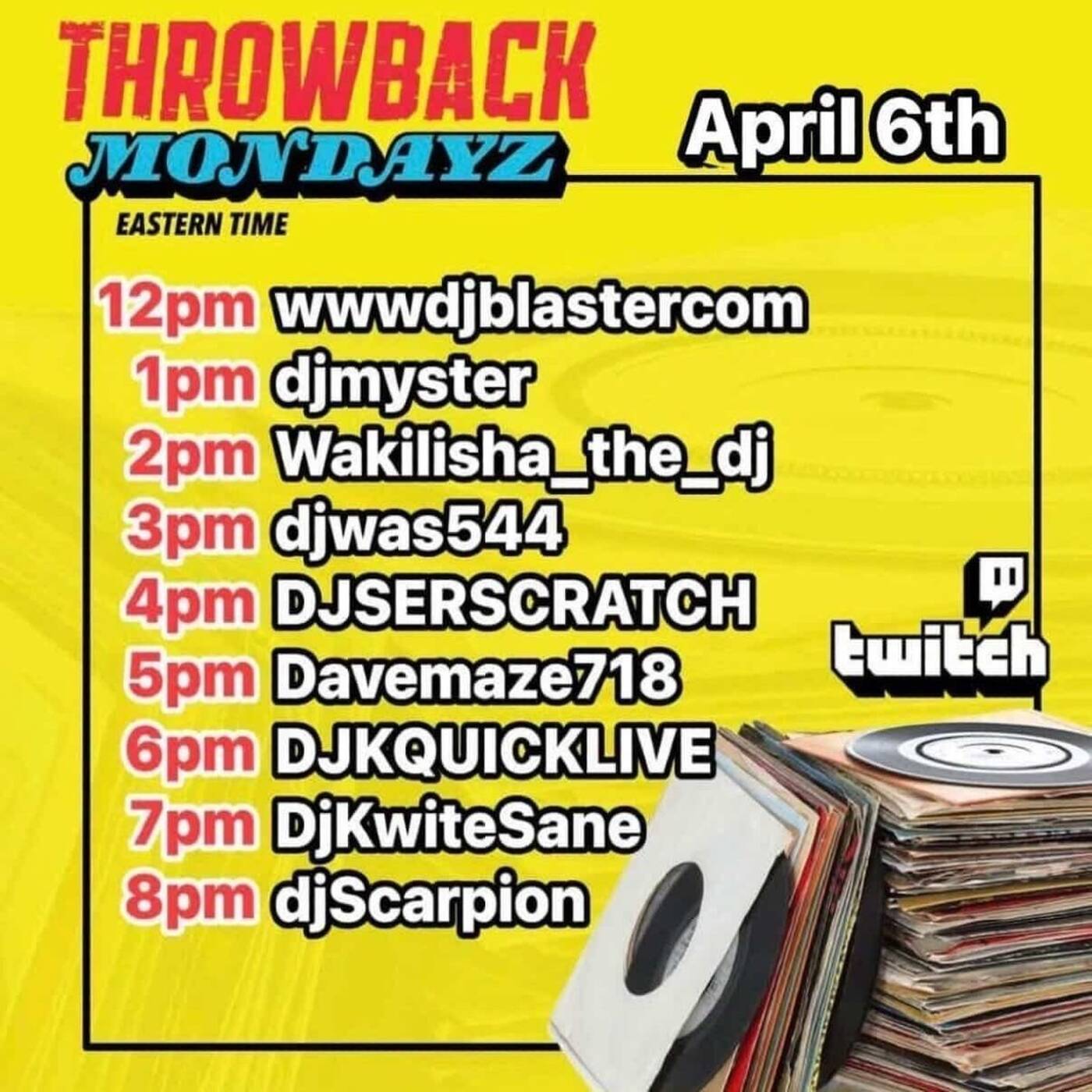 THROWBACK MONDAYZRAIDTRAIN Hosted By @djsird1 6-7PMEST‼️(APR 6, 2026) episode artwork