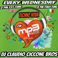 Dj Claudio Ciccone Bros Live Set  Techno Hour on Mp3radio by Mp3Radio