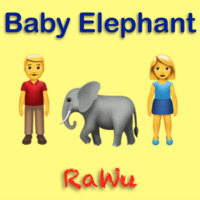 Baby Elephant by RaWu