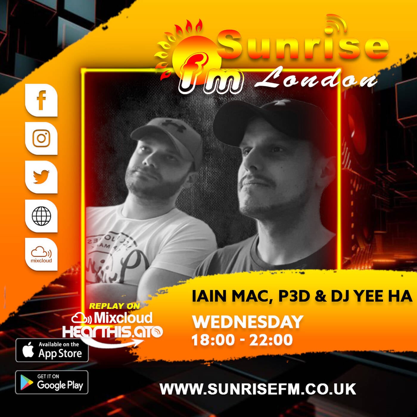 Iain Mac, P3D & DJ Yee Ha - Wed 21st Jan 2026 episode artwork
