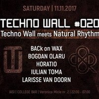 BACK ON WAX Live @ TECHNOWALL MEETS NATURAL RHYTHM (VINYL ONLY) by HORATIOOFFICIAL