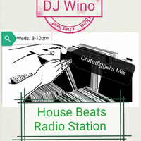 Cratediggers Mix #002 Live On HBRS - DJ Wino by Steven ryan