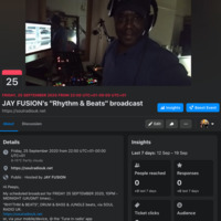 JAY FUSION - SRUK - RHYTHM &amp; BEATS - 'ECLECTIC DRUM &amp; BASS' Session - 25 Sept 2020. Pt.1 of 3. by JAY FUSION