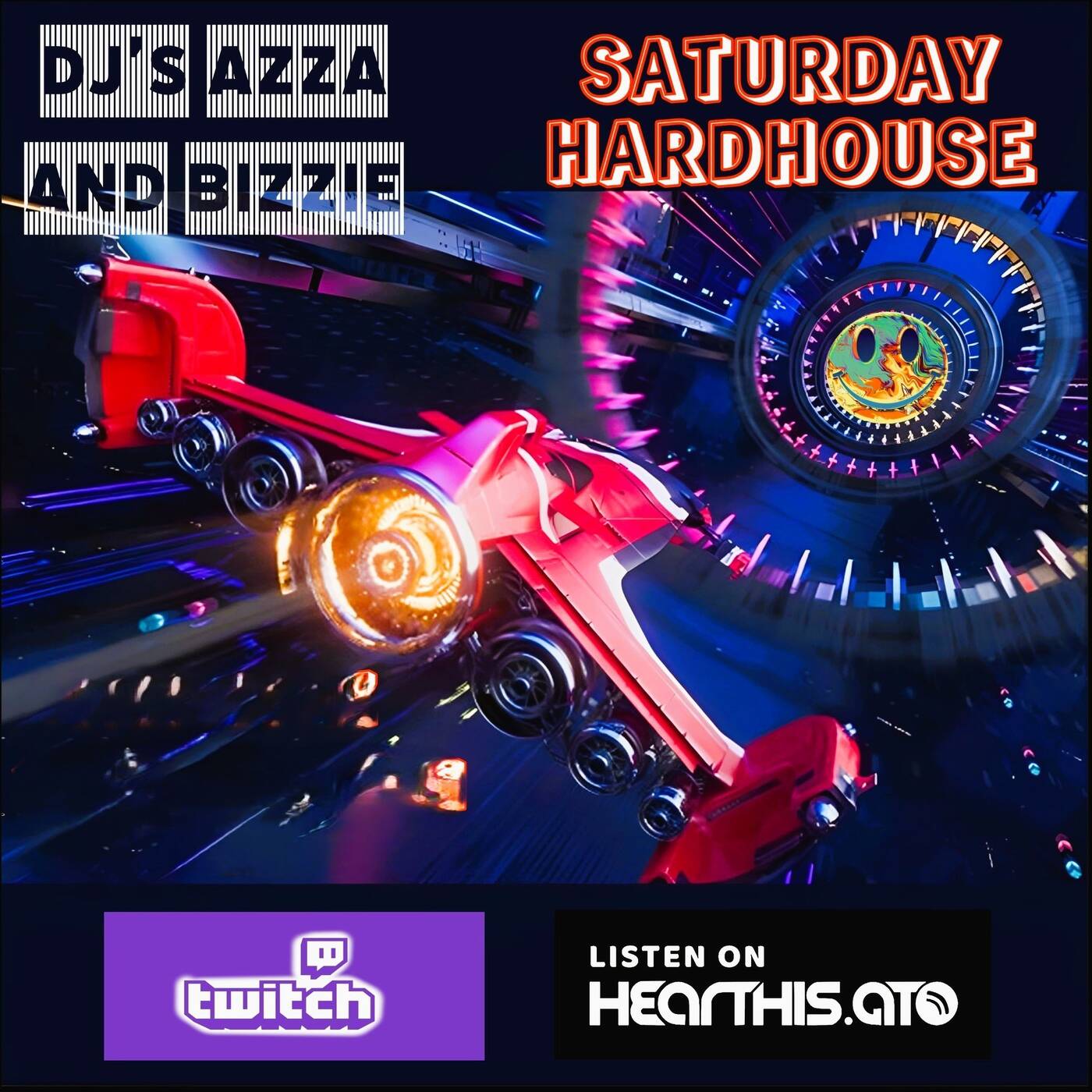Azza and Bizzie Hard House 7th Feb 2026 episode artwork