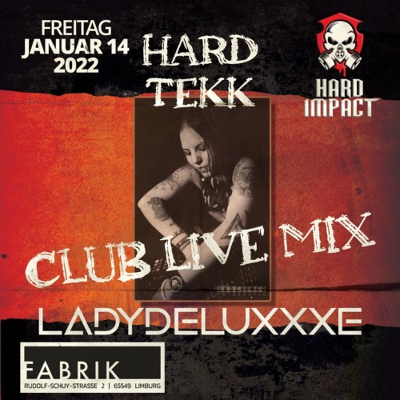 LadydeluxXxe @ Hard Impact | 2022 / Fabrik, Limburg [Club Live Set] // Tekk