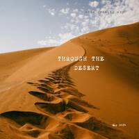 Through the Desert by wild growing sky