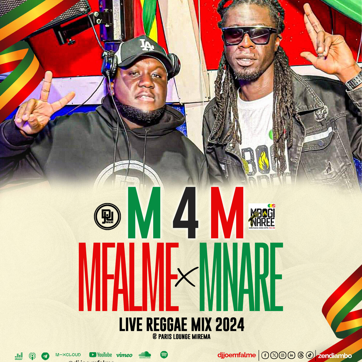 Mfalme X Mnare Paris Lounge Live Reggae Mixx