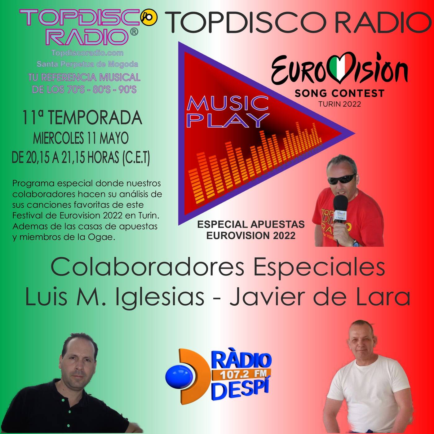 Music Play Programa 166 Eurovision 2022 Apuestas Ogae episode artwork