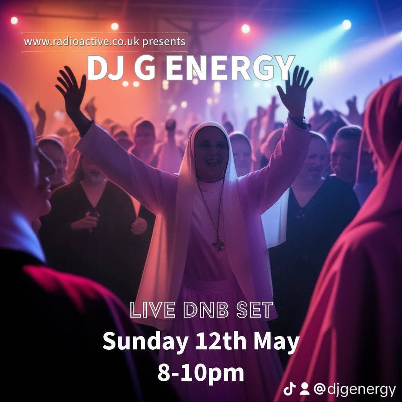 DJ G Energy Live DnB set on RadioActiveFm 13th May episode artwork