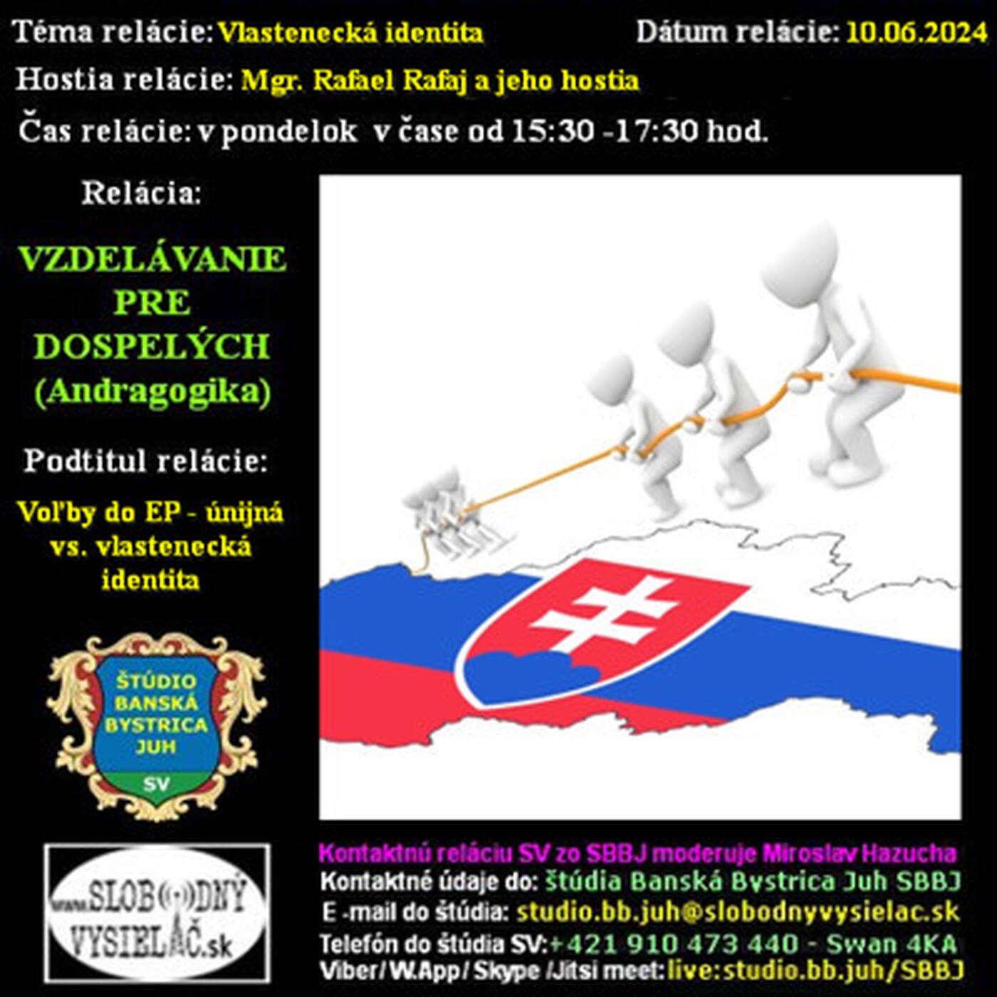 Vzdelávanie pre dospelých 405 - 2024-06-10 Voľby do EP – únijná vs. vlastenecká identita episode artwork