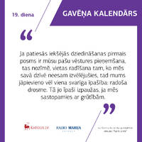 Gavēņa kalendārs | RML S06E22 | Gavēņa 19. diena | Pr. Ingmars Zvirgzdins | 10.03.2021 by Radio Marija Latvija