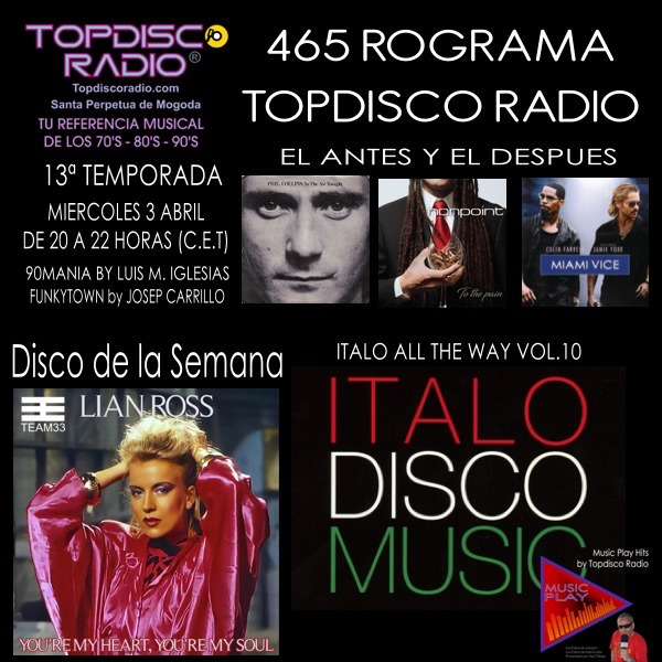465 Programa Topdisco Radio