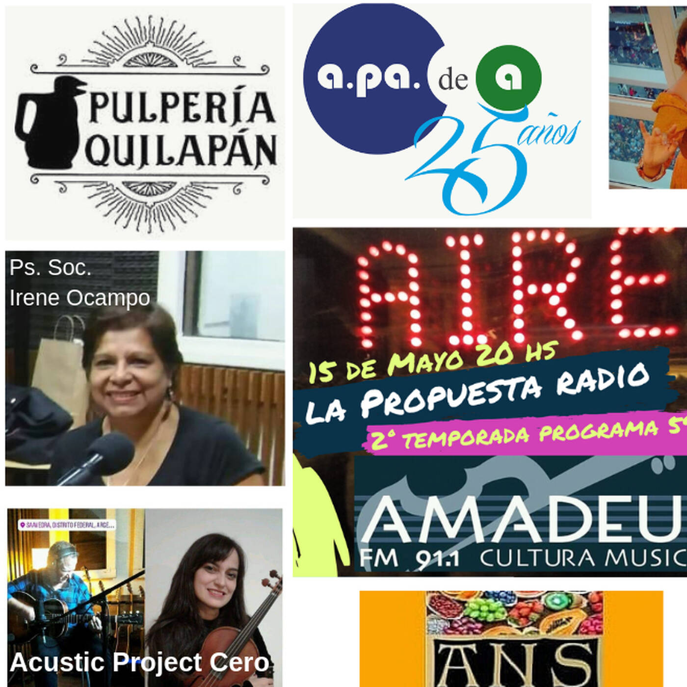 Prog59-15-05- parte 2 - David Boree Pulperia Quilapan - Motora del arte con Acustic Project Zero - Estado imperfectamente perfecto Ps. Soc. Irene Ocampo - Dr. Horacio Galibert episode artwork