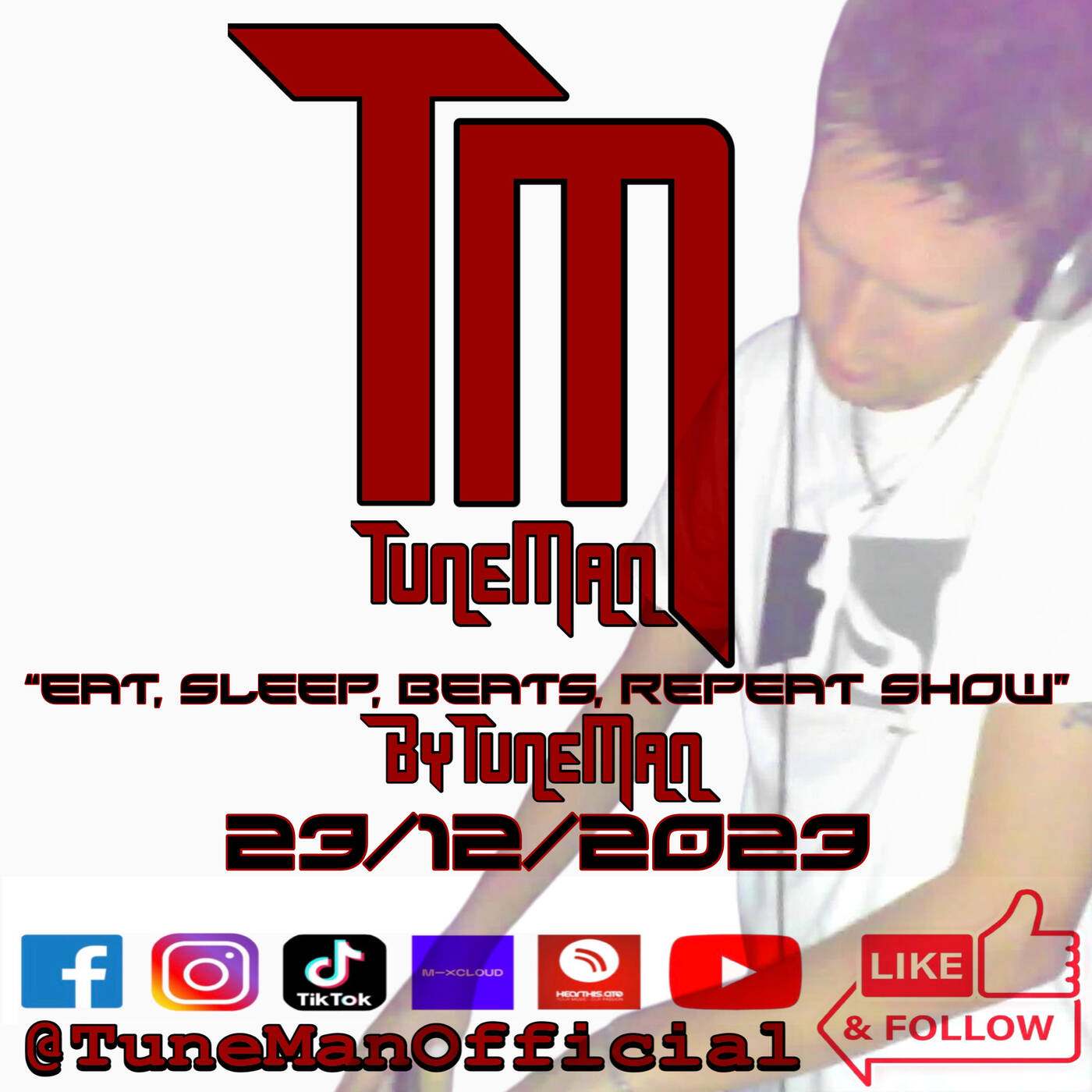 TuneMan presents "Eat Sleep, Beats, Repeat" - Recorded live by TuneMan Official 23/12/2023 episode artwork