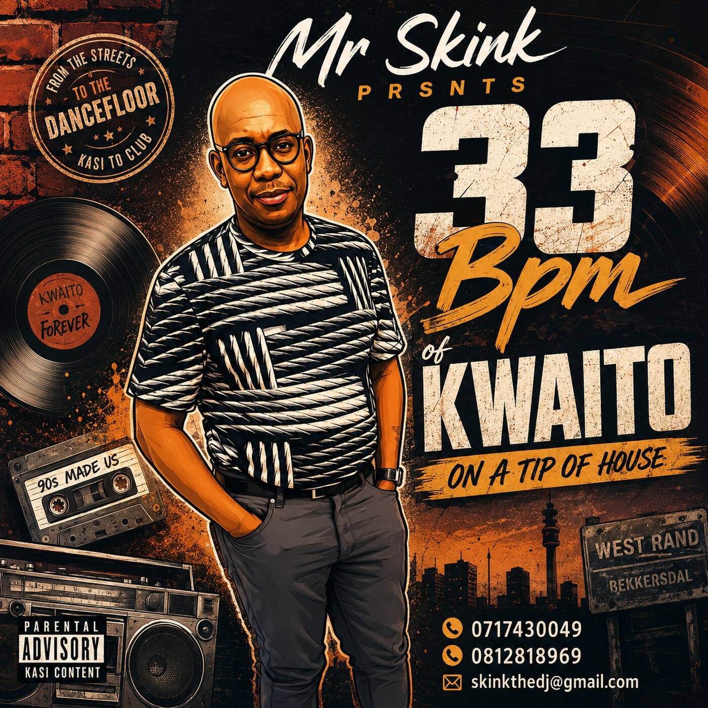 Mr Skink prsnt 33Bpm Of Kwaito On A Tip Of House episode artwork