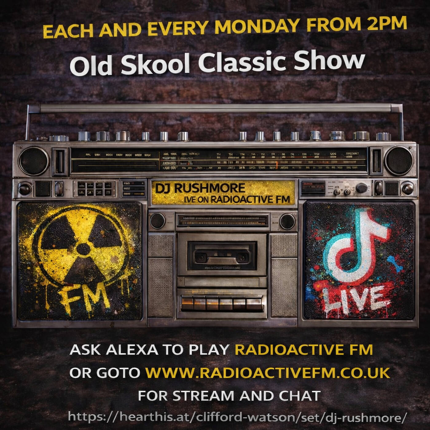 09'03'2026  DJ RUSHMORE presents THE RUSH HOUR live on www.radioactivefm.co.uk episode artwork