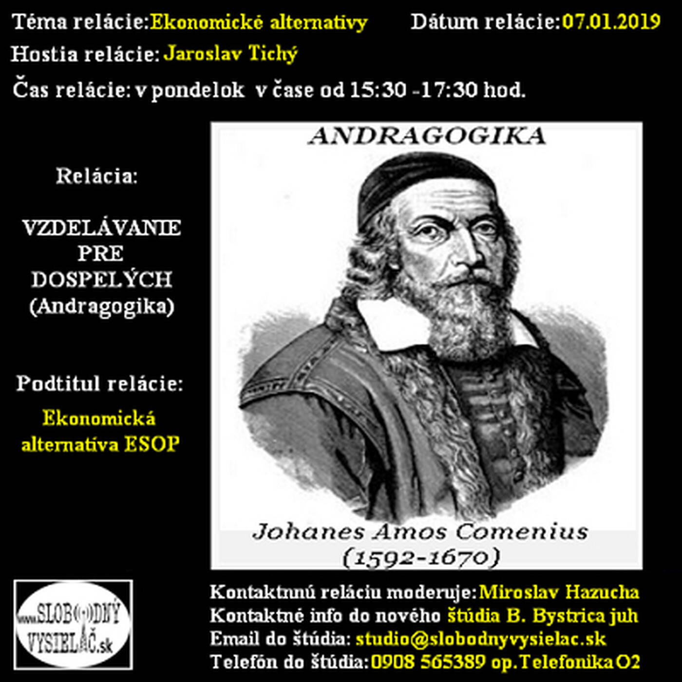 Vzdelávanie pre dospelých 128 - 2019-01-07 Ekonomické alternatívy… episode artwork