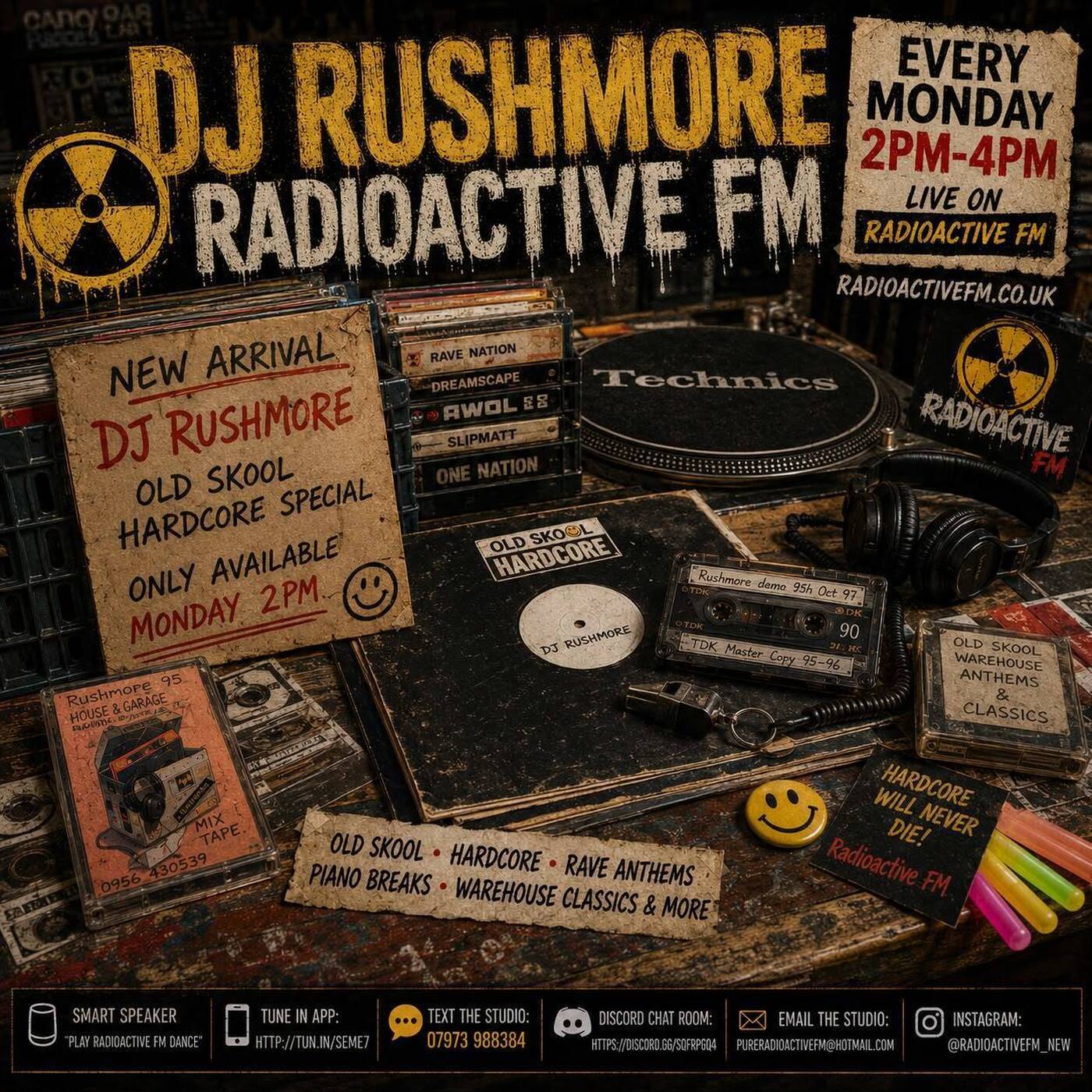 20'07'2026 DJ RUSHMORE presents THE RUSH HOUR live on www.radioactivefm.co.uk