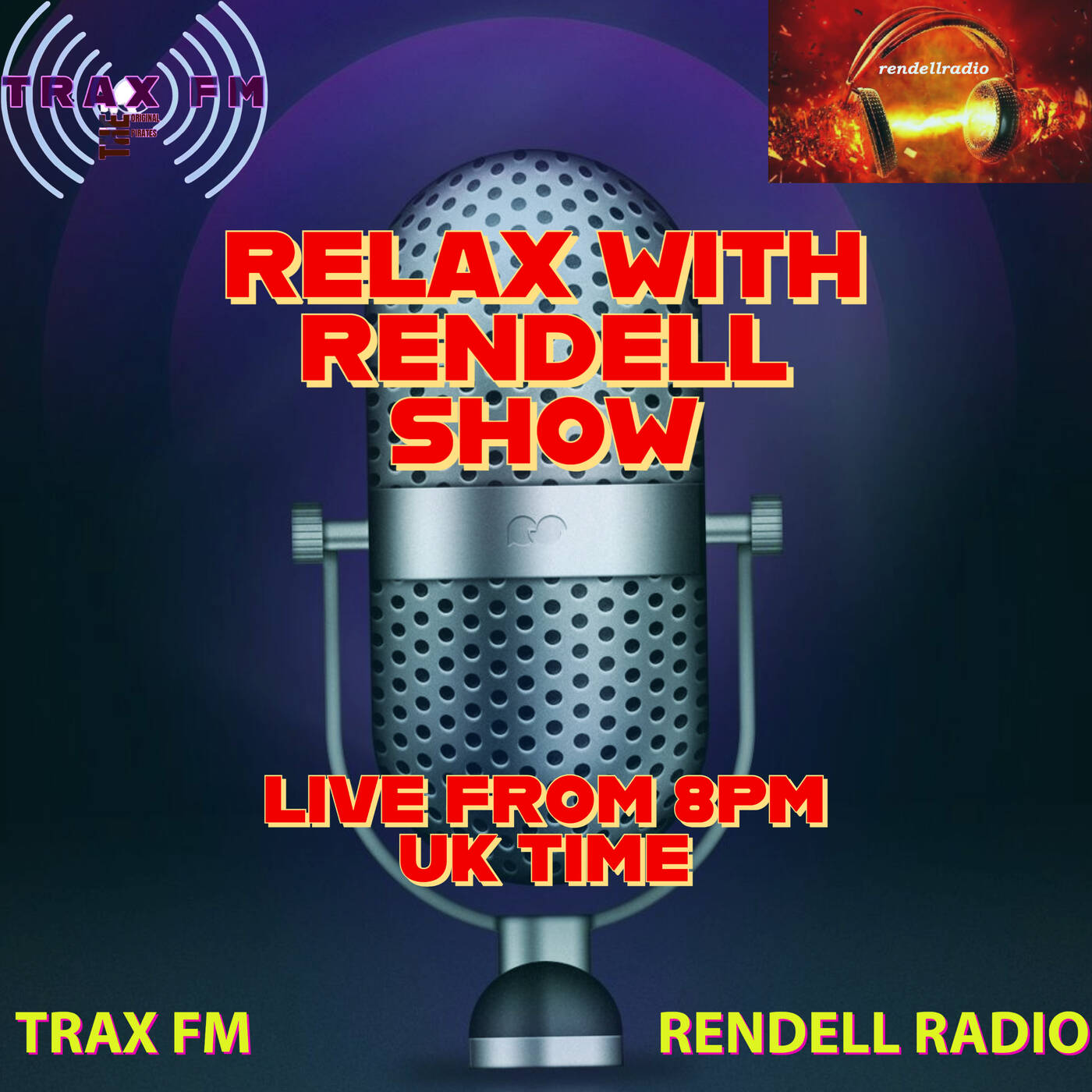 Relax With Rendell Show Replay On Trax FM & Rendell Radio - 5th November 2022 episode artwork