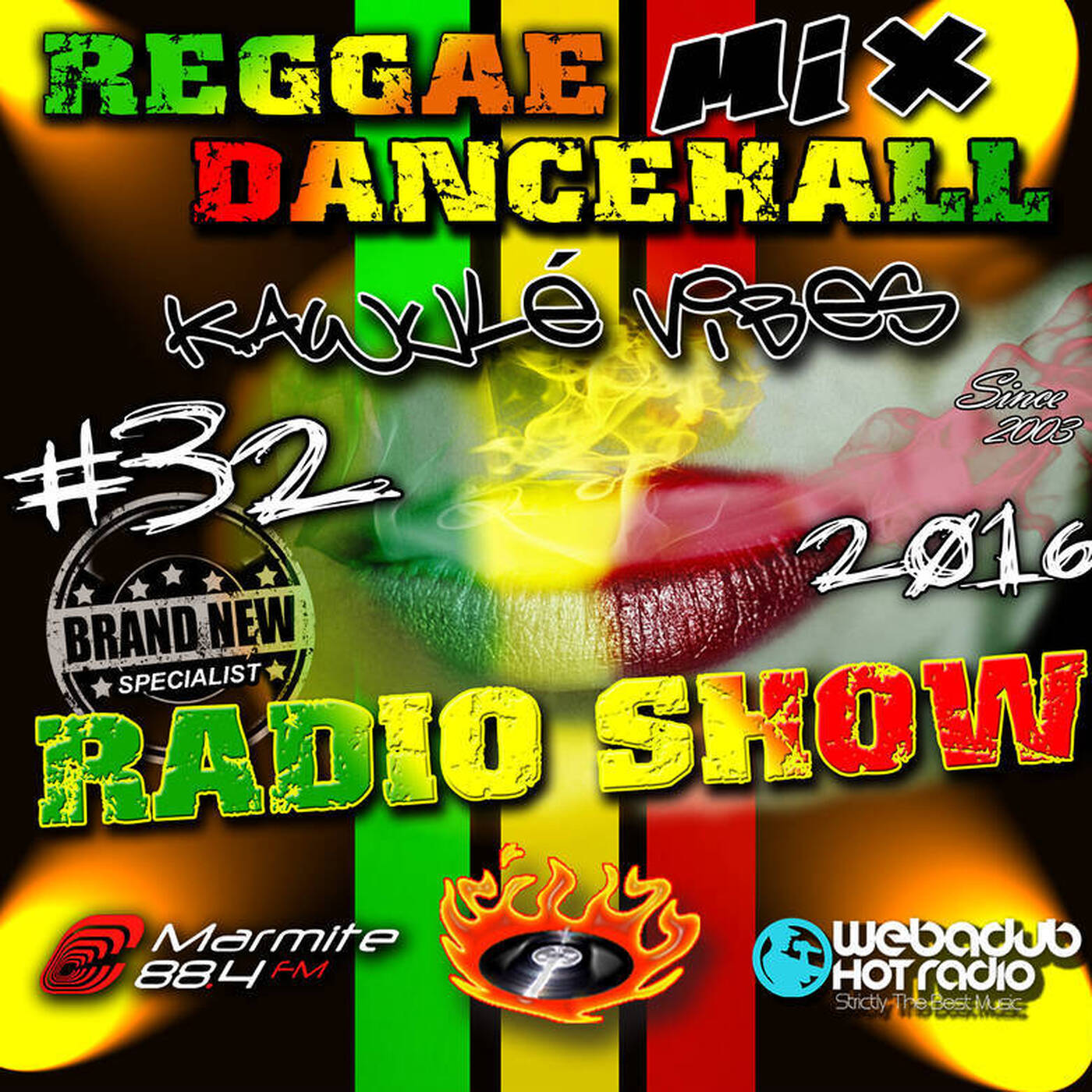 15.10.2016 Reggae Dancehall Kawulé vibes Radio Show #32-2016