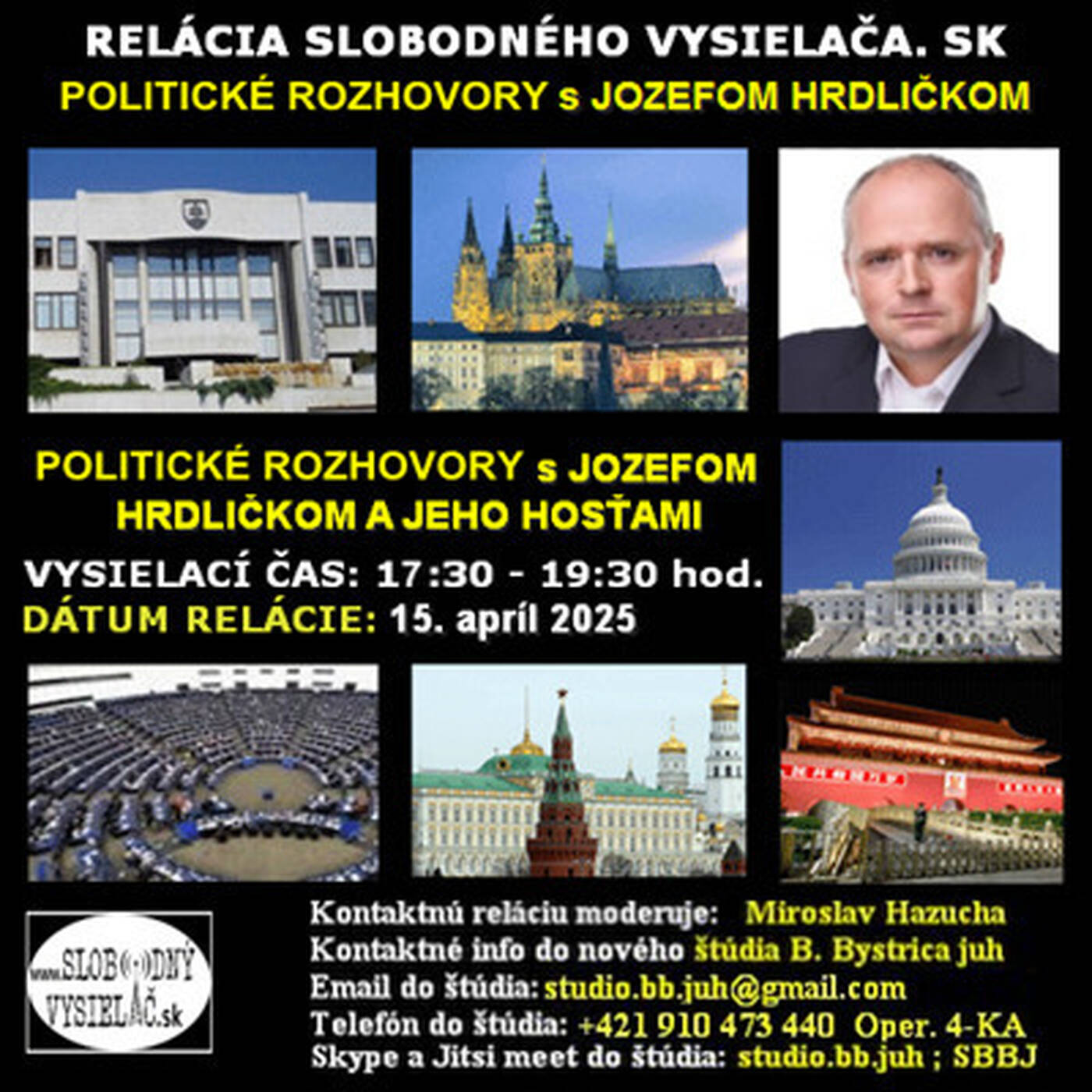 Politické rozhovory 235 - 2025-04-15 PhDr. Ing. Jozef Hrdlička PhD. episode artwork