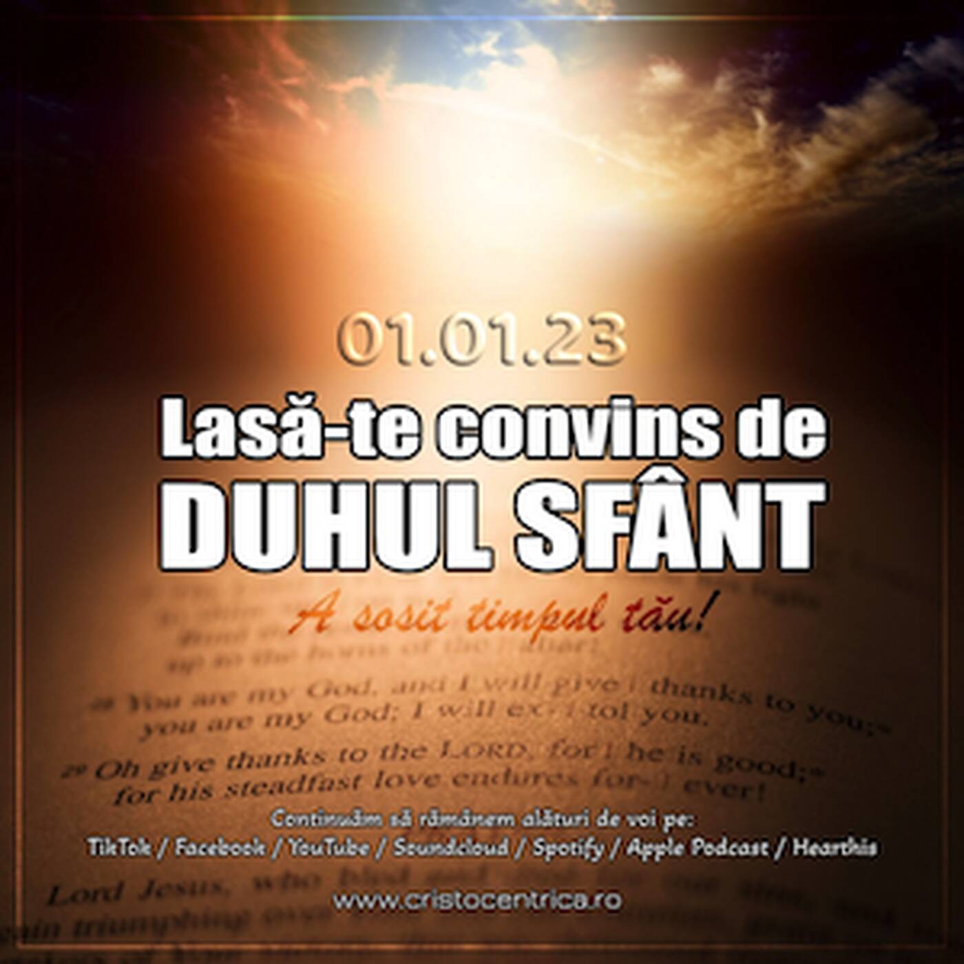 Lasă-te convins de Duhul Sfânt (primul mesaj din 2023) episode artwork