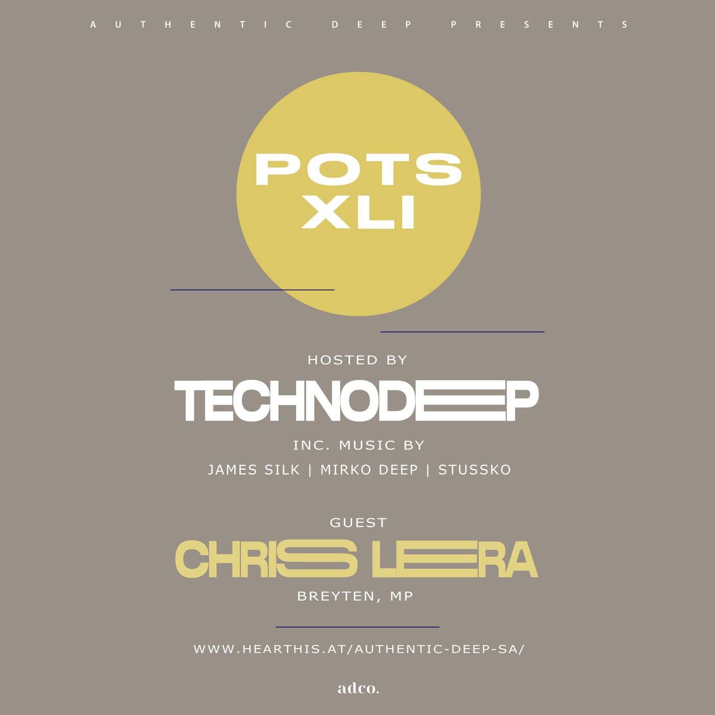 Portraits Of The Soul - XLI (Guest Mix by Chriss Leera) episode artwork