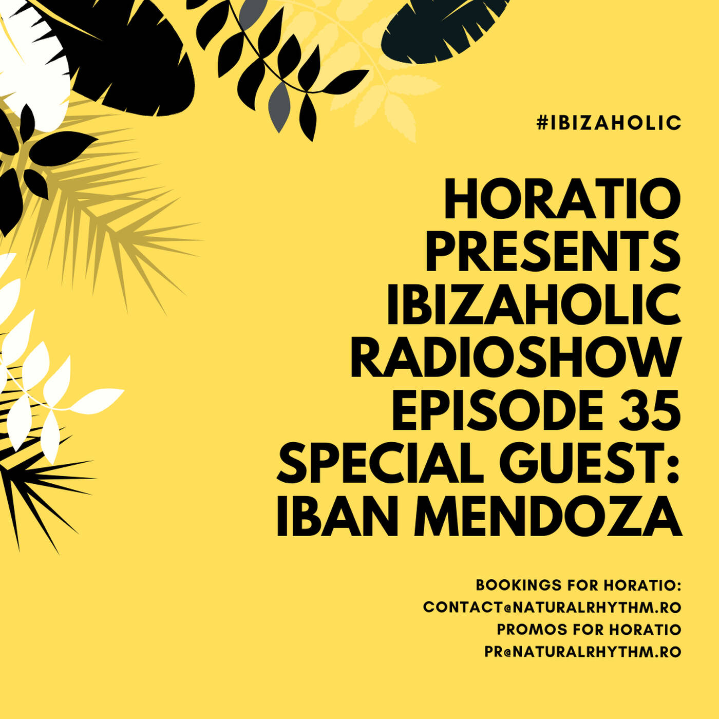 HORATIO PRESENTS IBIZAHOLIC RADIOSHOW EPISODE 35 SPECIAL GUEST IBAN MENDOZA episode artwork