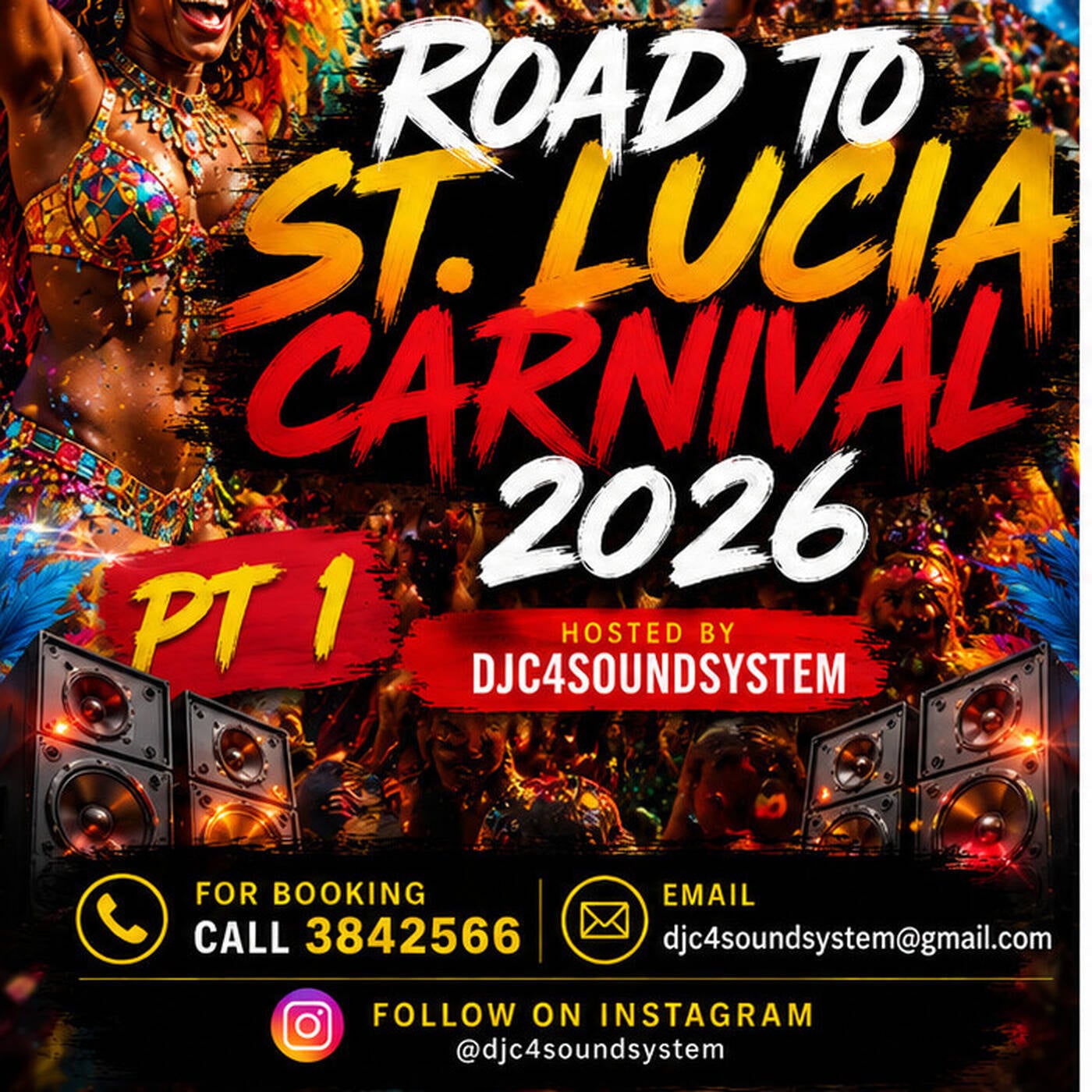 ROAD TO ST LUCIA CARNIVAL  2026 HOSTED BY DJC4SOUNDSYSTEM PT 1 episode artwork