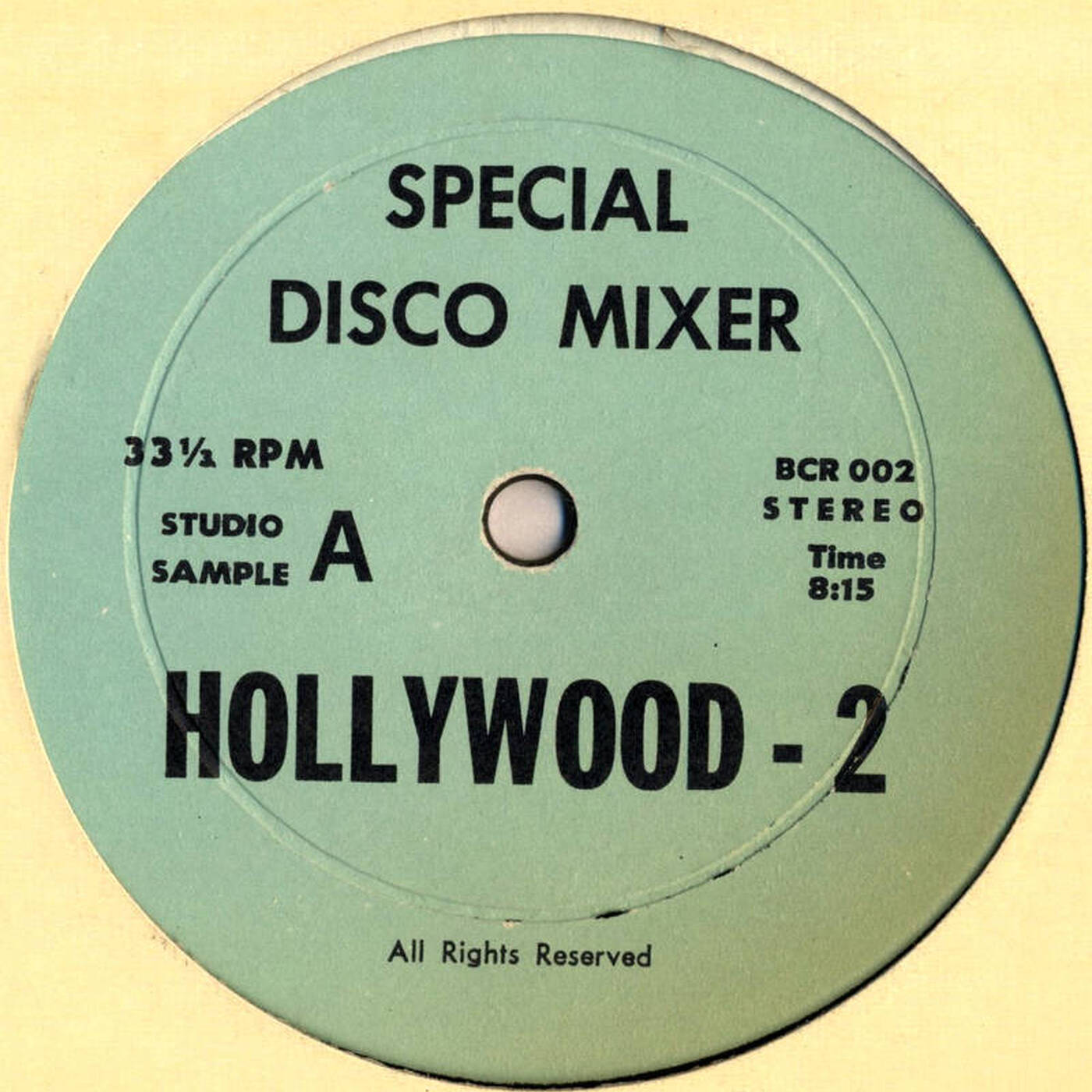 Special Disco Mixer - Hollywood 2 (Medley) episode artwork