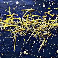 Frau Fenster beschreibt ihre Kunstwerke - Color on Canvas: ABOVE by Fenster Talk