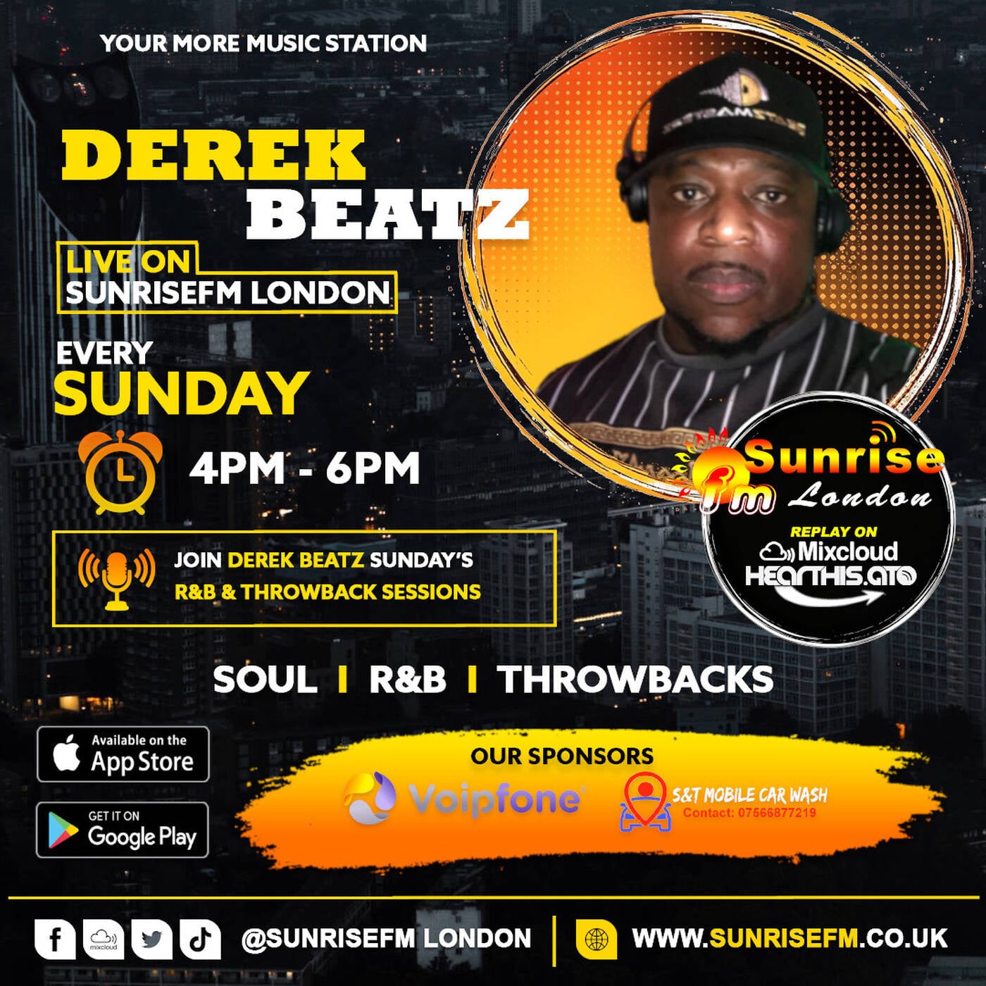 Derek Beatz - Sun 6th Sept 2026 episode artwork