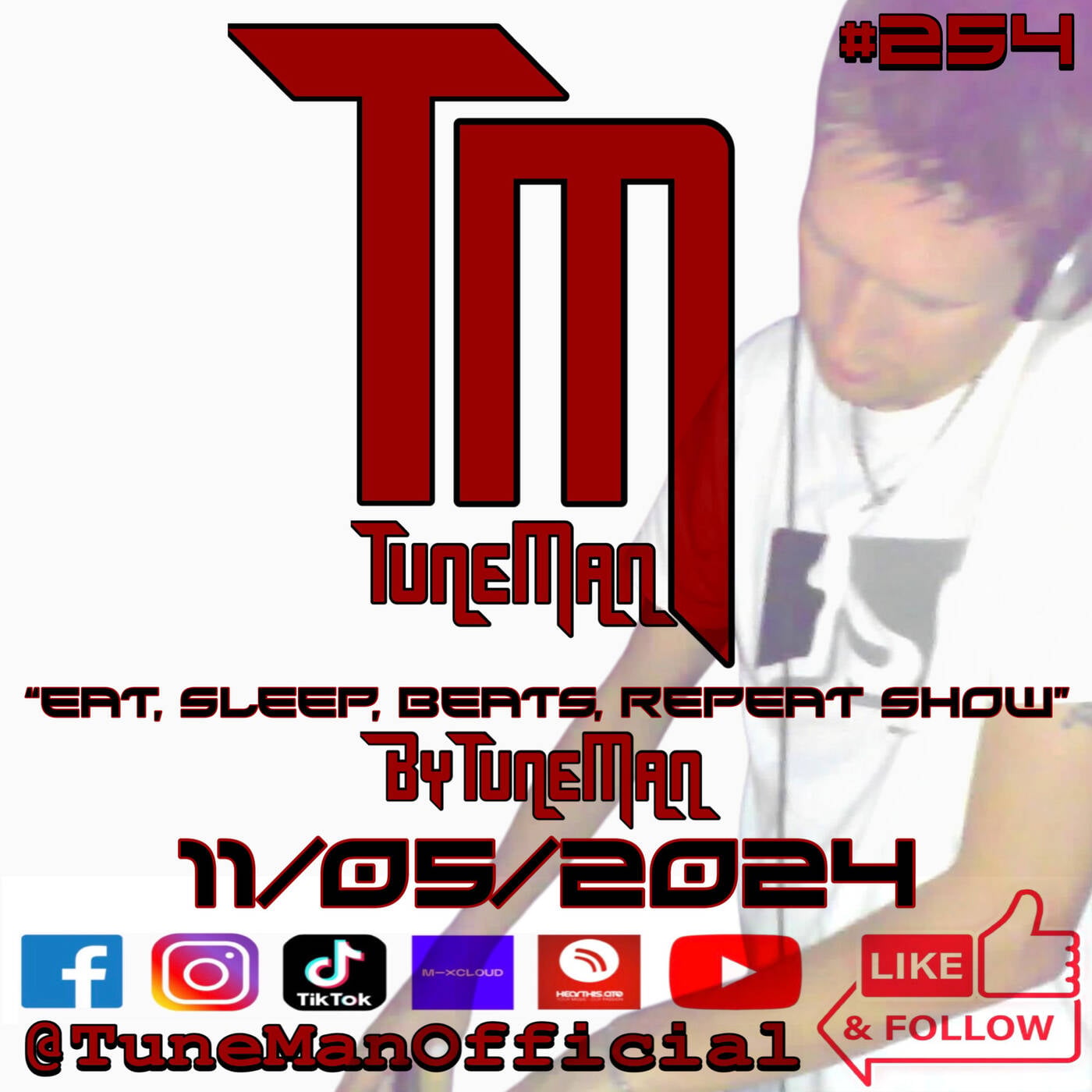 TuneMan presents "Eat Sleep, Beats, Repeat" - Recorded live by TuneMan Official 11/05/2024 episode artwork
