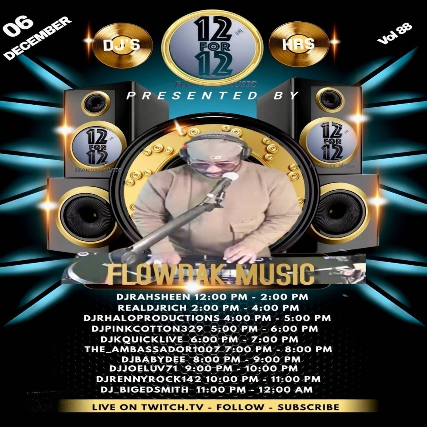 12FOR1212DJsFOR12HRSRAID️TRAINVL88Powered By @flowdak6-7PMEST‼️| (Dec 06, 2024) episode artwork