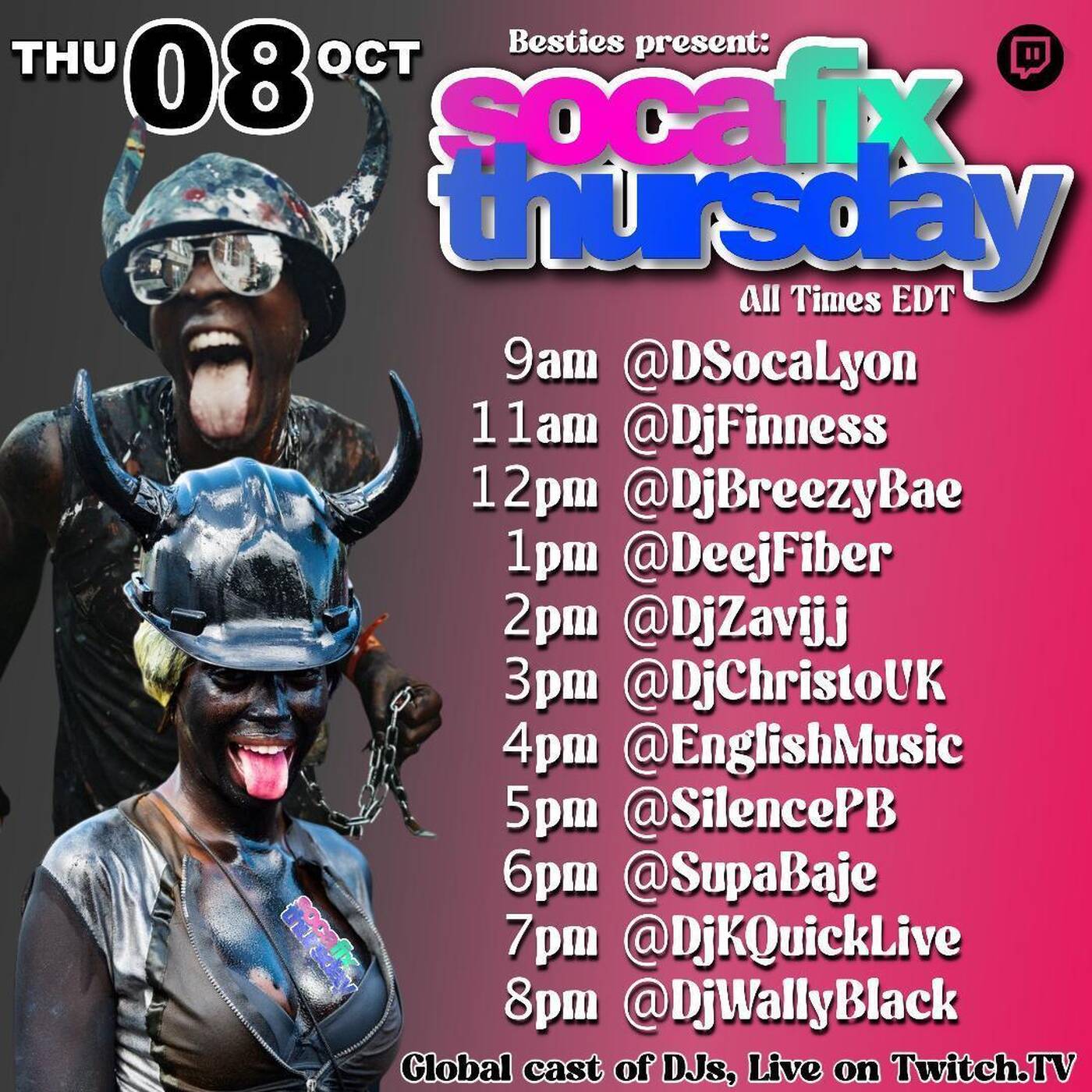 SOCA FIX THURSDAY RAID TRAIN Hosted By The BESTIES 7-8 PMEST‼️ | (OCT 8, 2026)