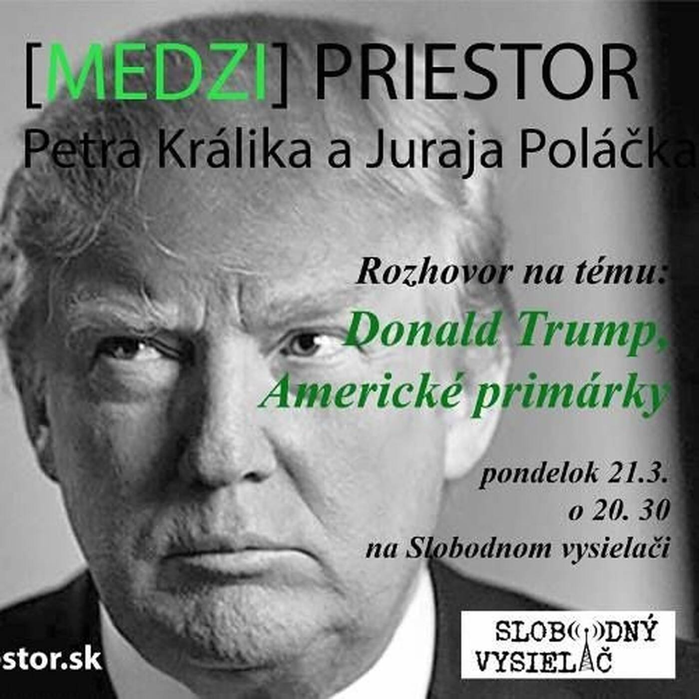 Medzipriestor 10 - 2016-03-21 Donald Trump, Americké primárky episode artwork
