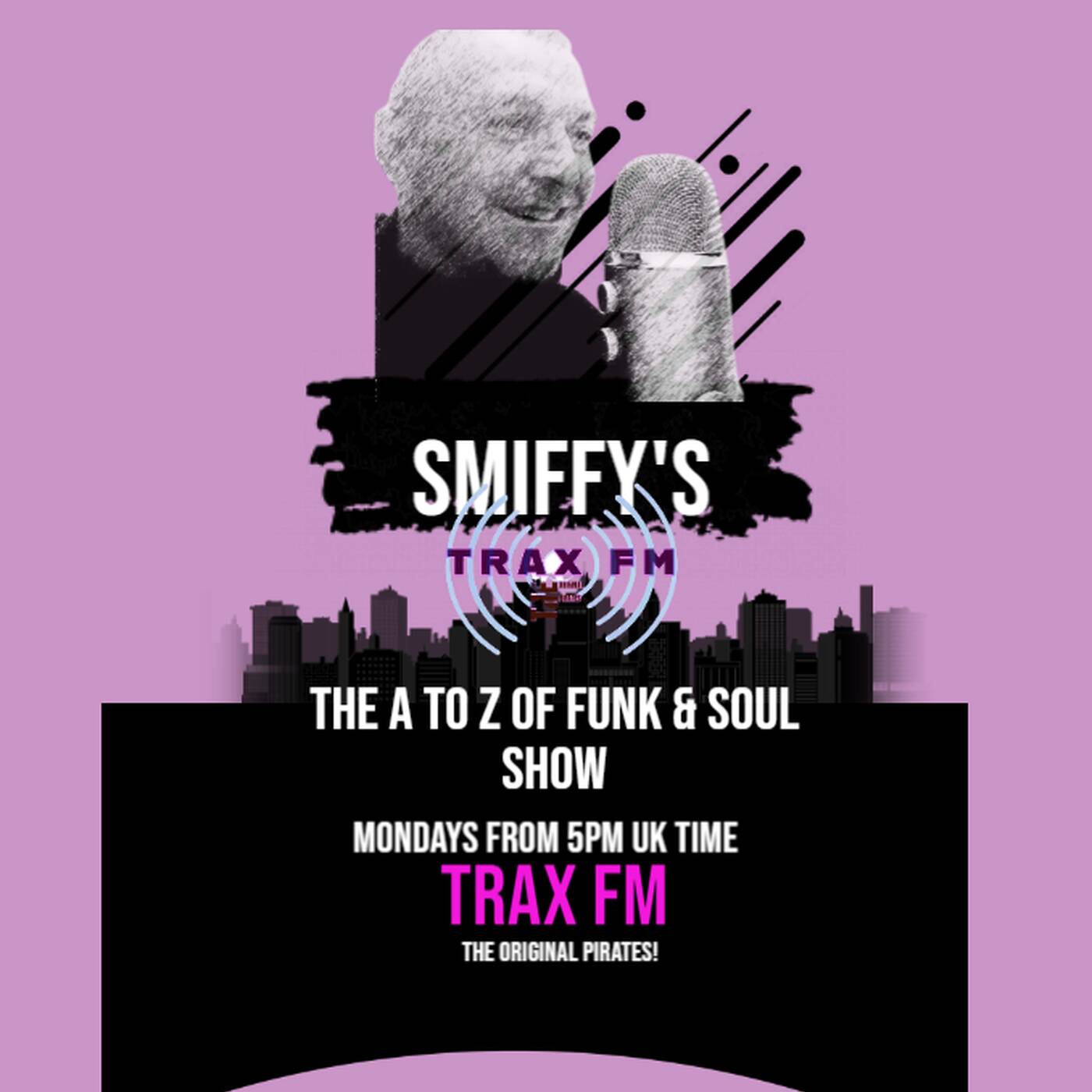 Smiffy's A to Z of Funk & Soul Show Replay on www.traxfm.org - 10th August 2026 episode artwork