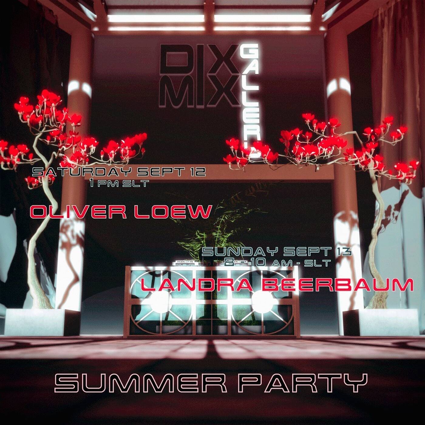 Into Dub & Melodic Echo Space  All Night Long | DixMix Gallery Summer Garden Closing | 12th. September 2020 | Full Lenght episode artwork