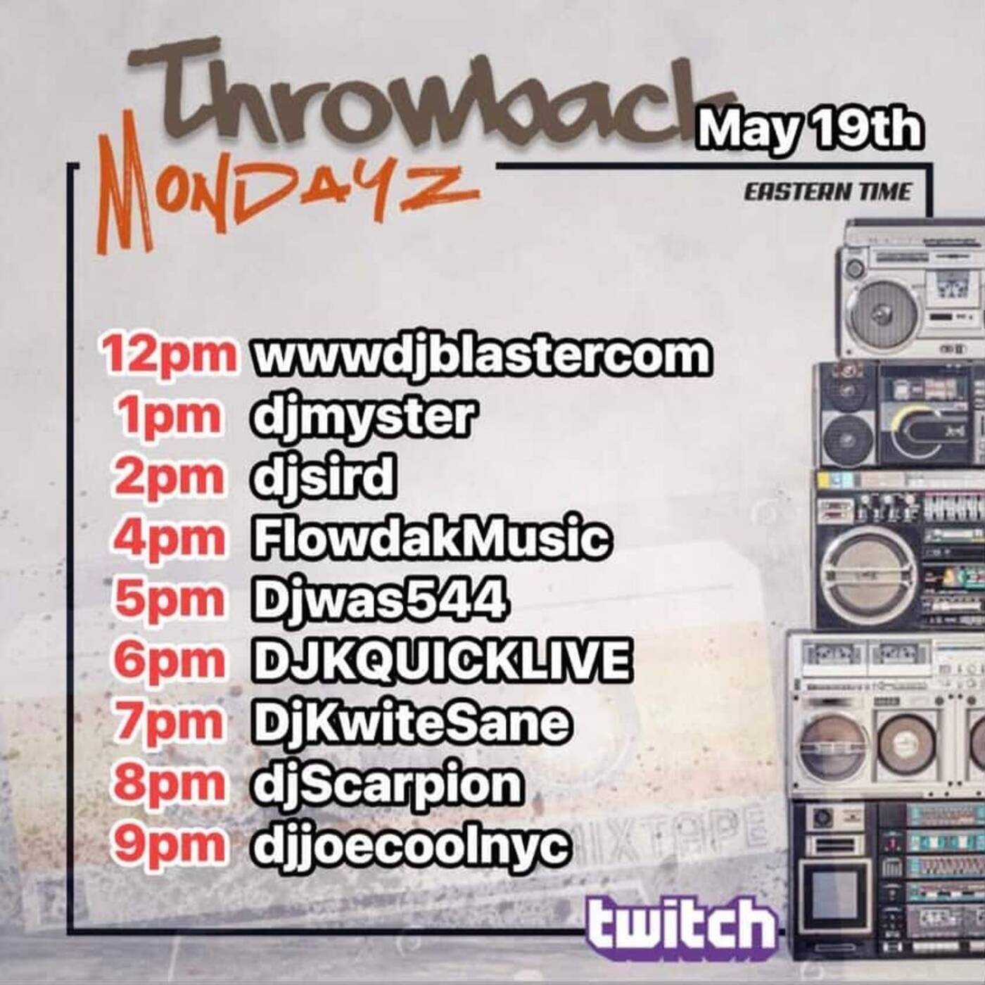 THROWBACKMONDAYZRAIDTRAIN Hosted By @djsird1 6-7PMEST‼️ (MAY 19, 2025) episode artwork