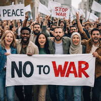 No to War by Chento