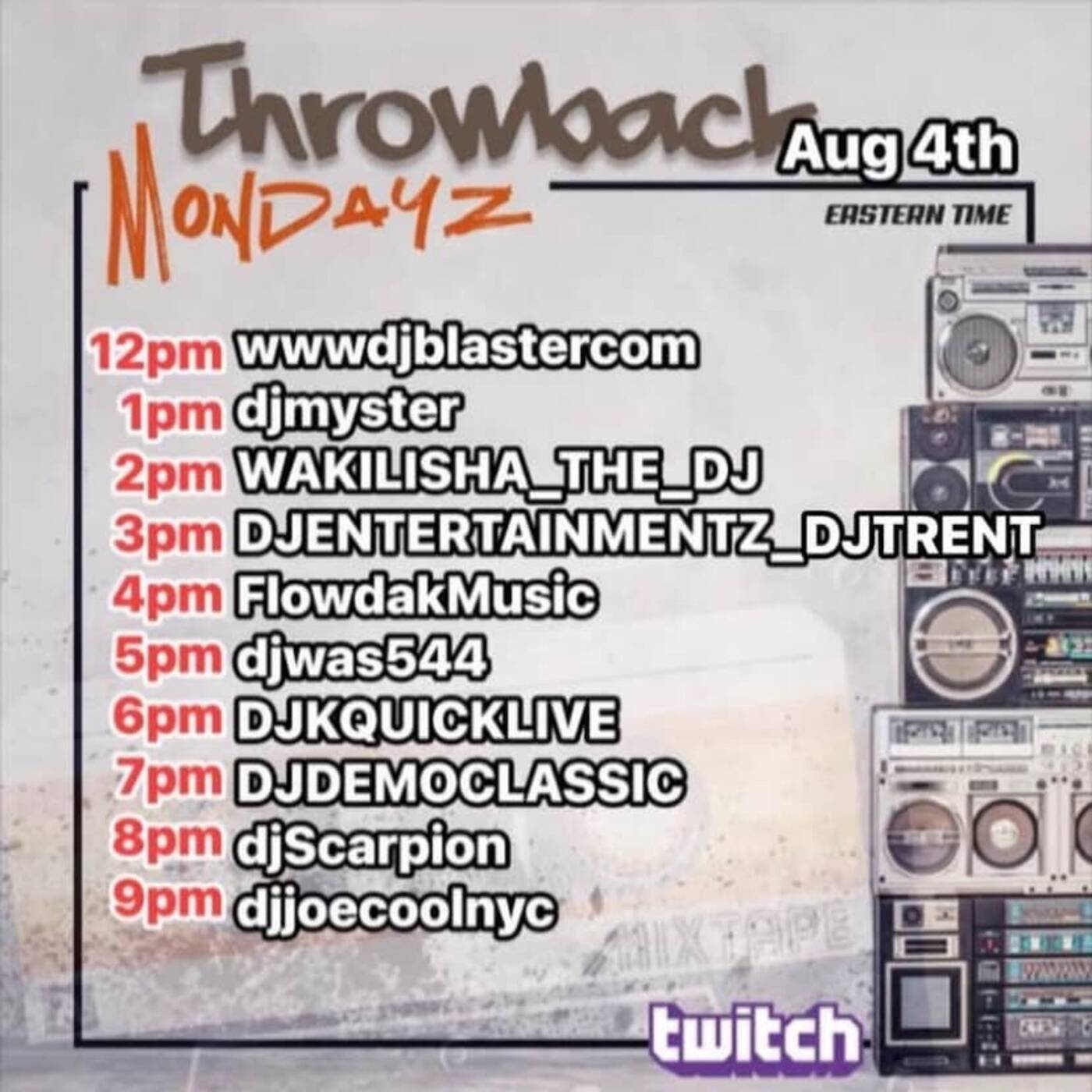 THROWBACKMONDAYZRAIDTRAIN Hosted By @djsird1 6-7PMEST‼️(AUG 04, 2025) episode artwork