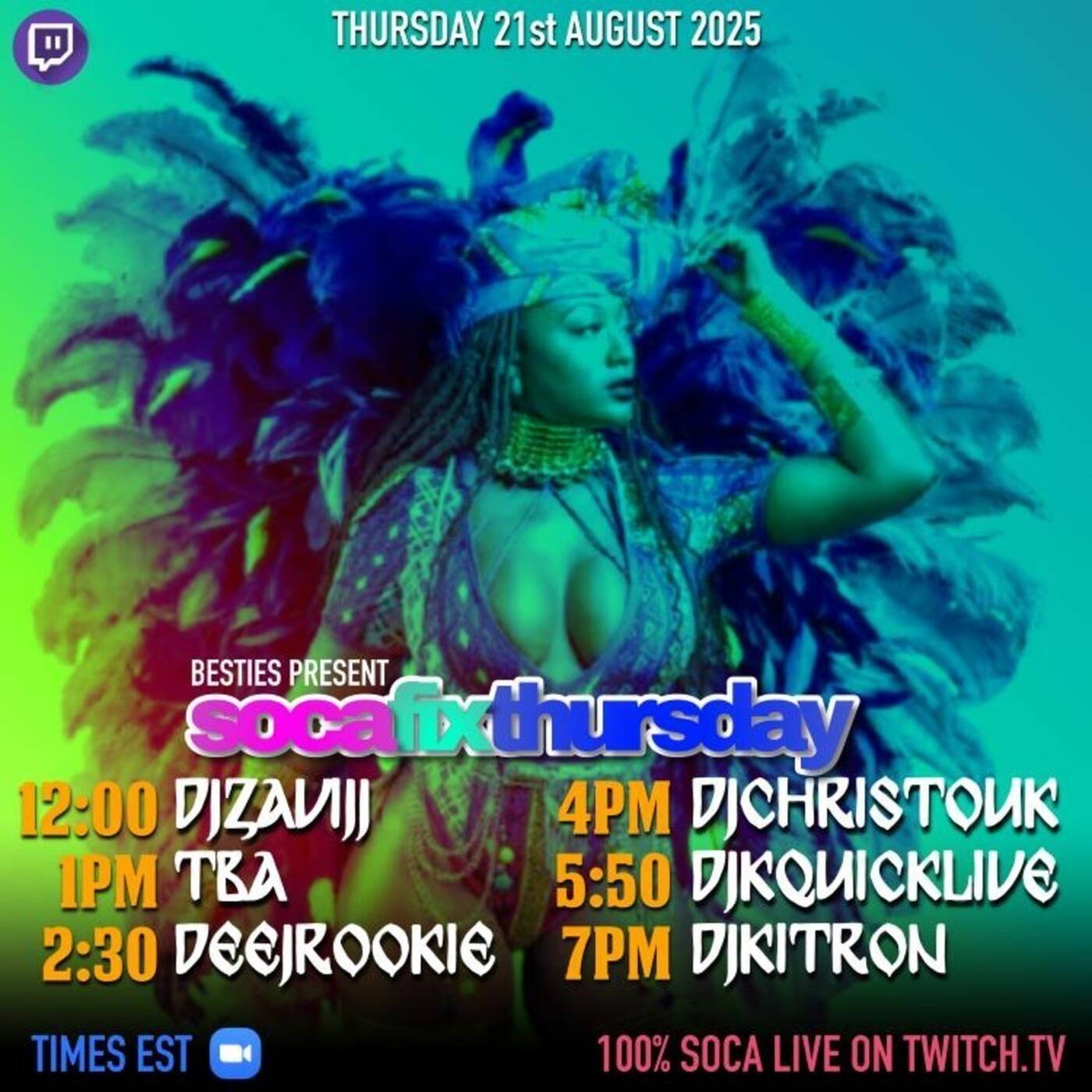 SOCAFIXTHURSDAYRAIDTRAIN Hosted By The BESTIES 5:30-7PMEST‼️(AUG 21, 2025) episode artwork