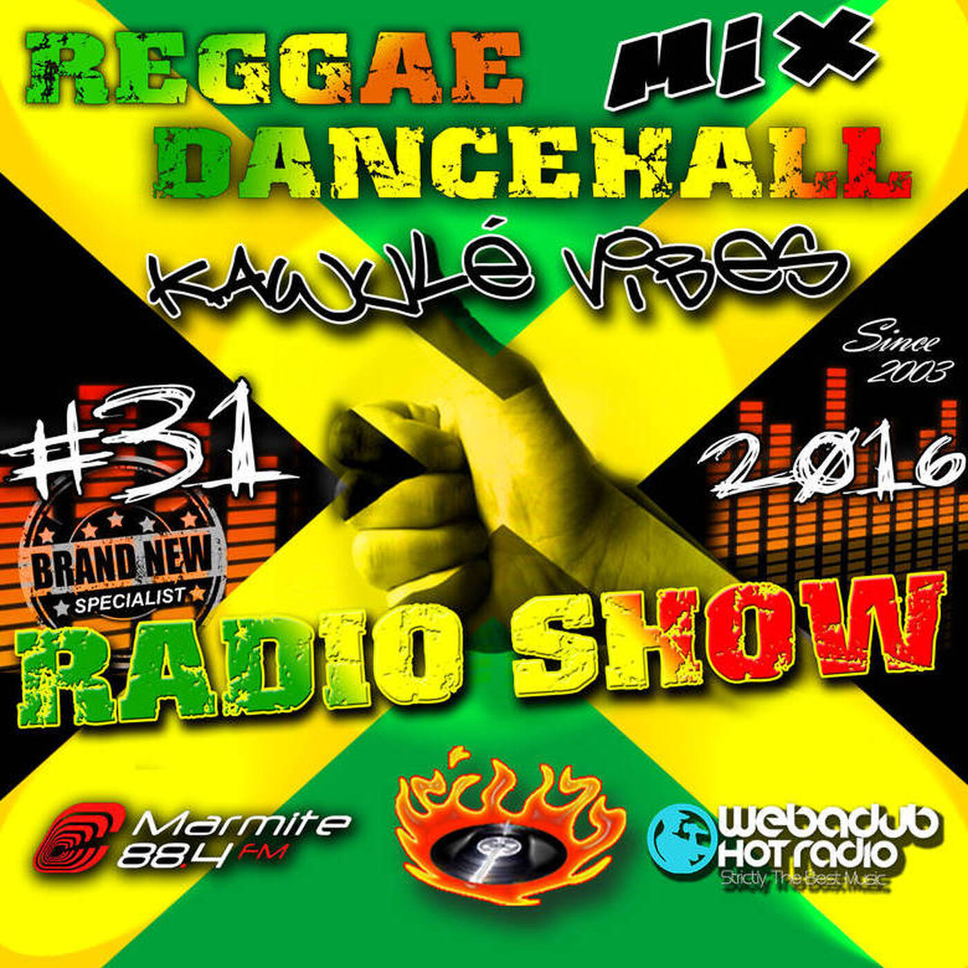 08.10.2016 Reggae Dancehall Kawulé vibes Radio Show #31-2016